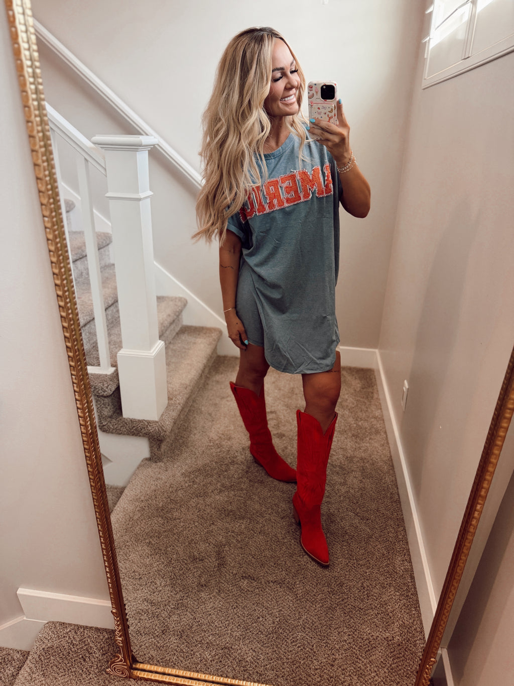 AMERICA tee dress
