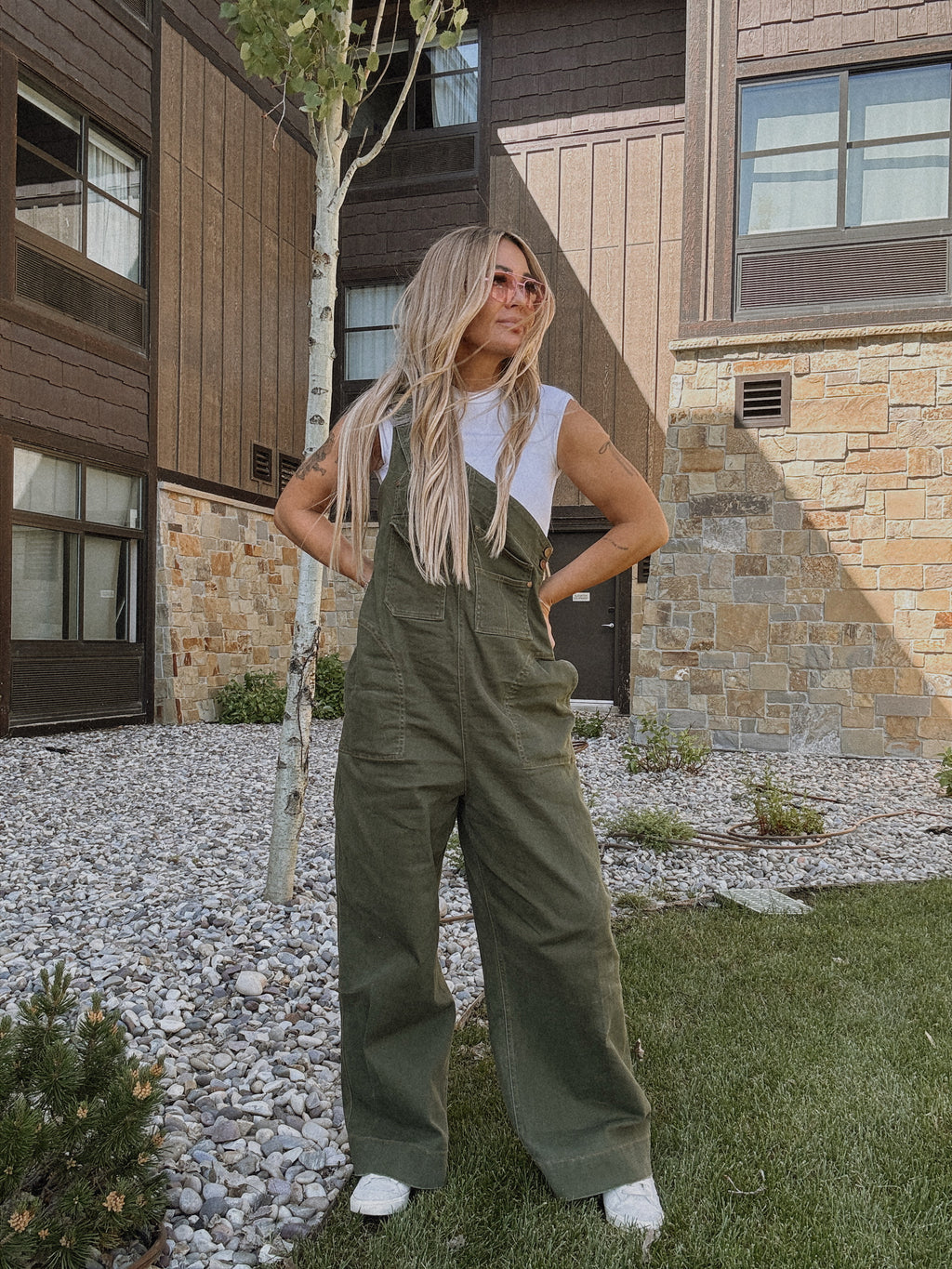 One strap overalls
